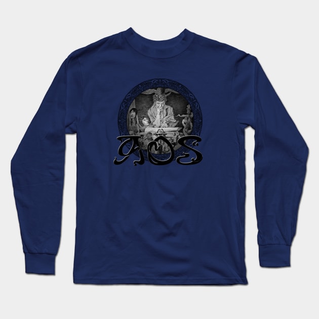 Austin Osman Spare - vintage Portrait of the Artist - Art Nouveau Long Sleeve T-Shirt by AltrusianGrace